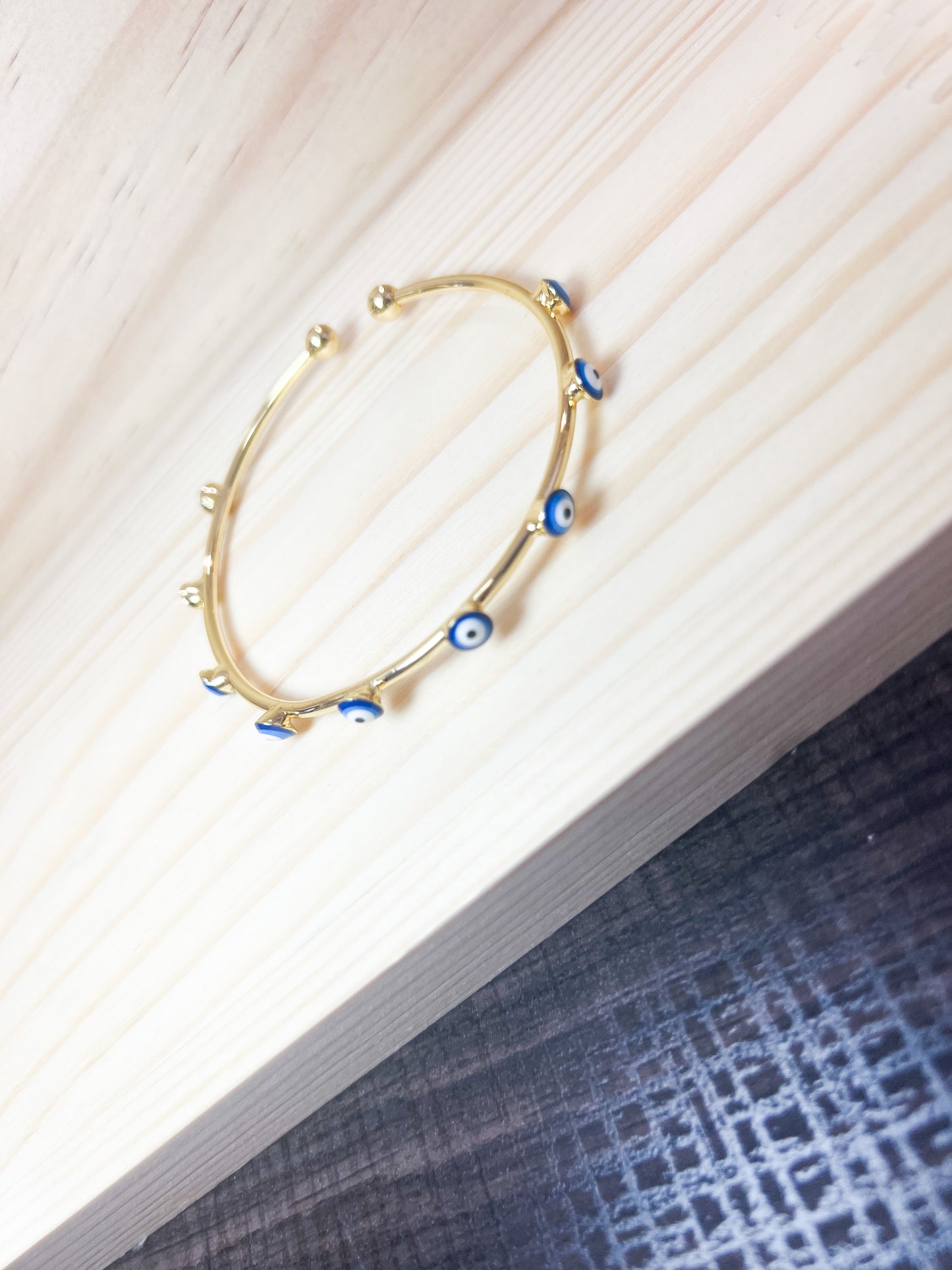 Stainless Steel Gothic Evil Eye Bracelet